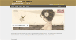 Desktop Screenshot of cartepostale-ancienne.fr